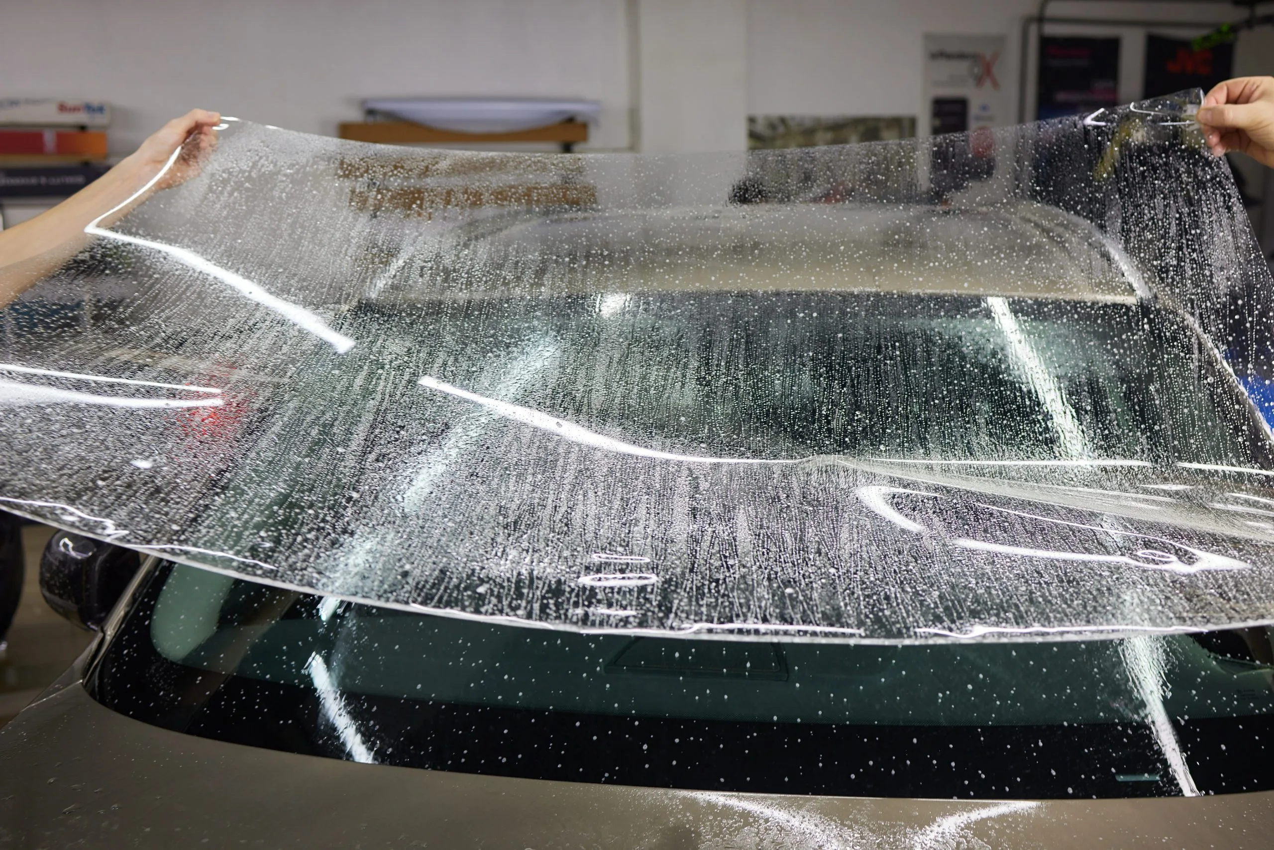 Windshield protection film