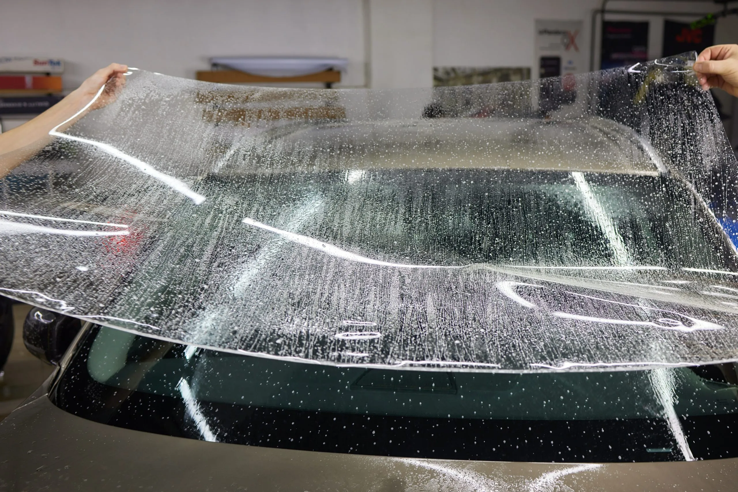 Windshield protection film